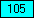 Blue - value 105
