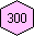 Pink - value 300