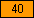 Orange - value 40