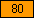 Orange - value 80