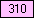 Pink - value 310