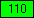 Green - value 110