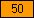 Orange - value 50
