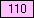 Pink - value 110
