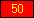 Red - value 50