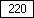 White - value 220