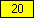 Yellow - value 20