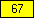 Yellow - value 67