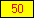 Yellow/red - value 50
